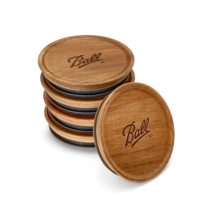 Wooden Press-On Lids