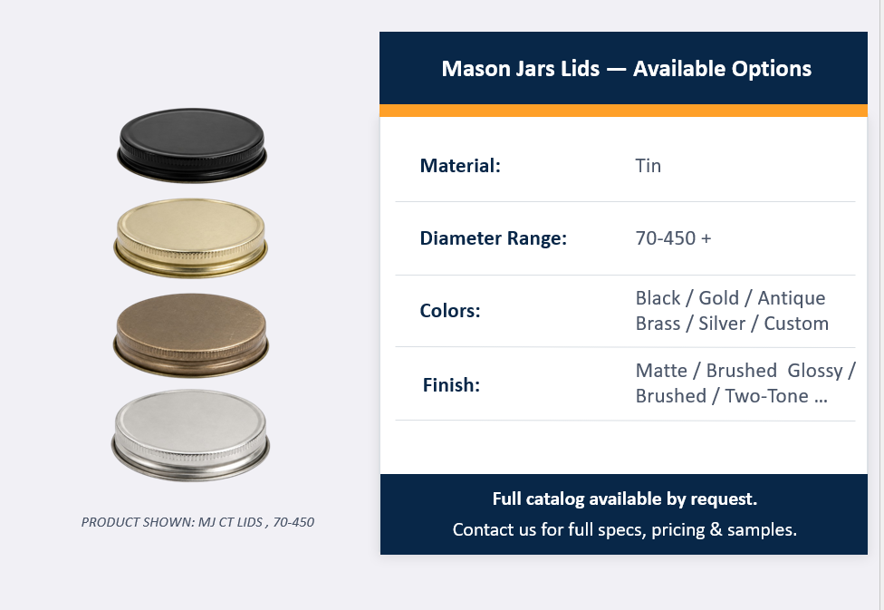 CT Lids for Mason Jars