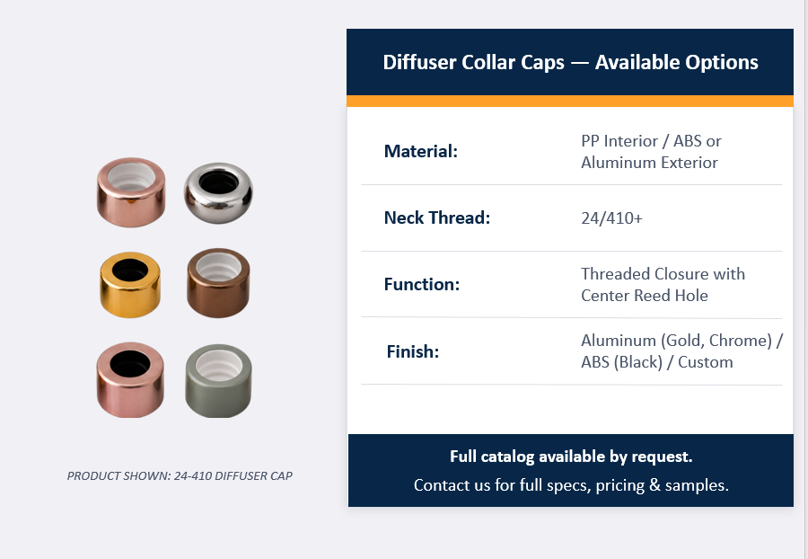 Collar Diffuser Caps