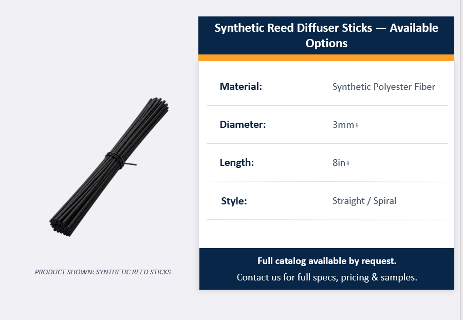 Fiber Synthetic Reed Diffuser Sticks