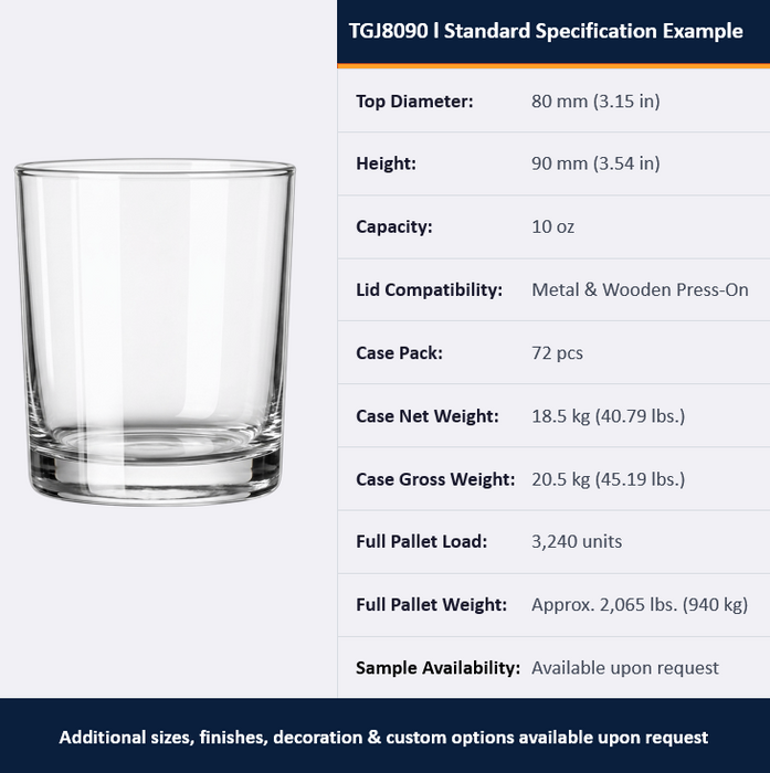 Tumbler Glass Jars