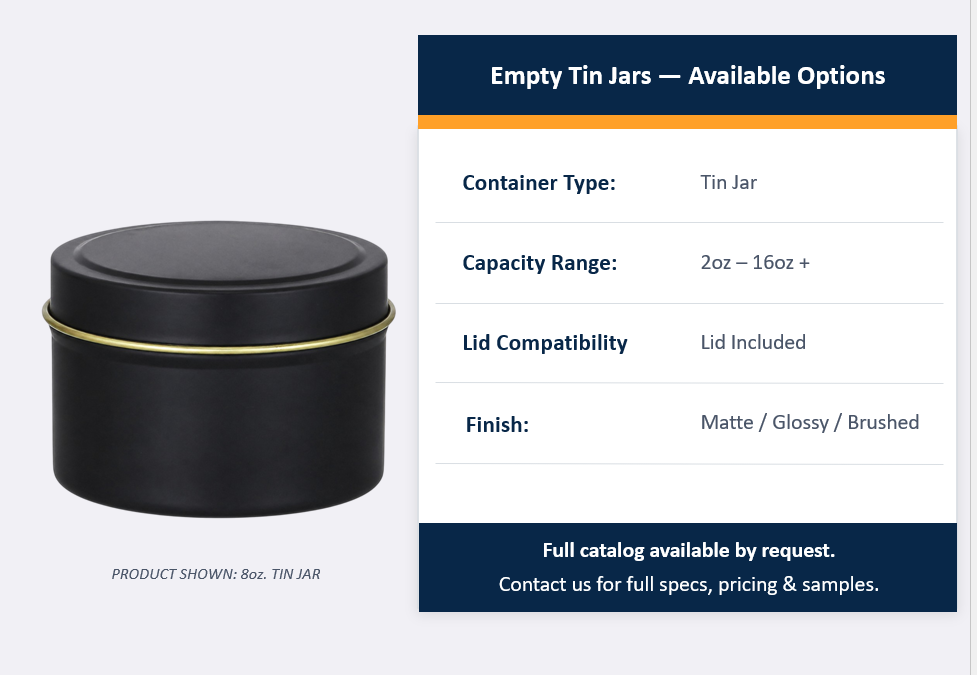 Tin Jars